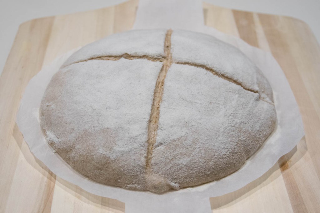 Pain de campagne, lamage en croix | Mon Levain